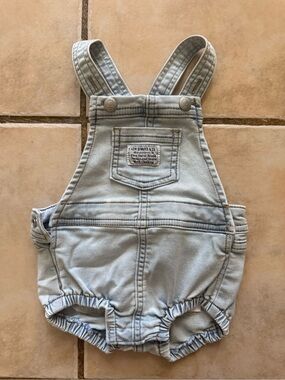 Levi's Light Blue Denim Baby Overalls